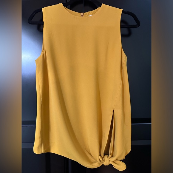 Aritzia Babaton Hopkins Blouse - XS - Dark Yellow - Picture 2 of 8